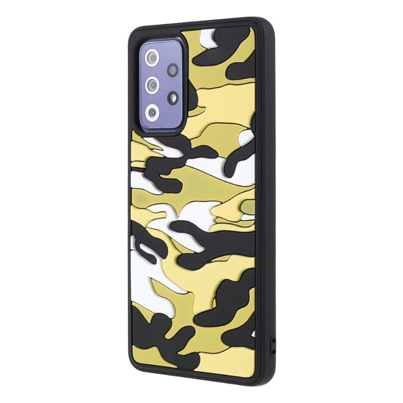 Cover Samsung Galaxy A72 4G / A72 5G Robust Militær Camouflage