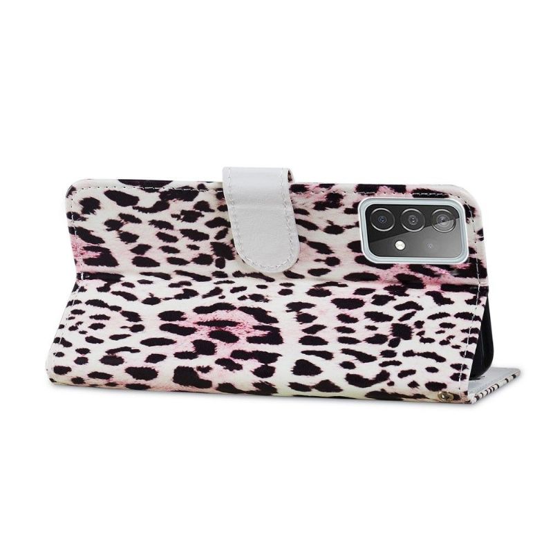 Flip Cover Samsung Galaxy A72 4G / A72 5G Anti-fald Leopardmønster