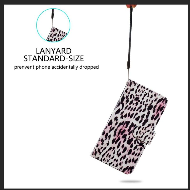 Flip Cover Samsung Galaxy A72 4G / A72 5G Anti-fald Leopardmønster