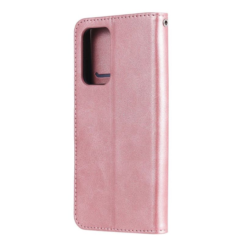 Flip Cover Samsung Galaxy A72 4G / A72 5G Anti-fald Lynlåslommestøttefunktion