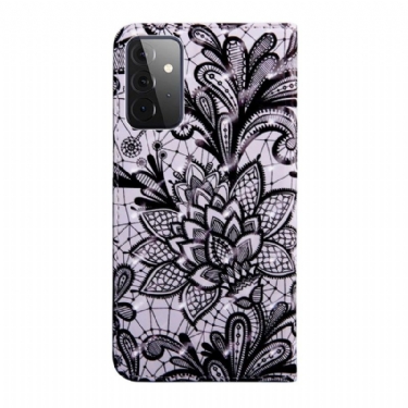 Flip Cover Samsung Galaxy A72 4G / A72 5G Blomsterblonde