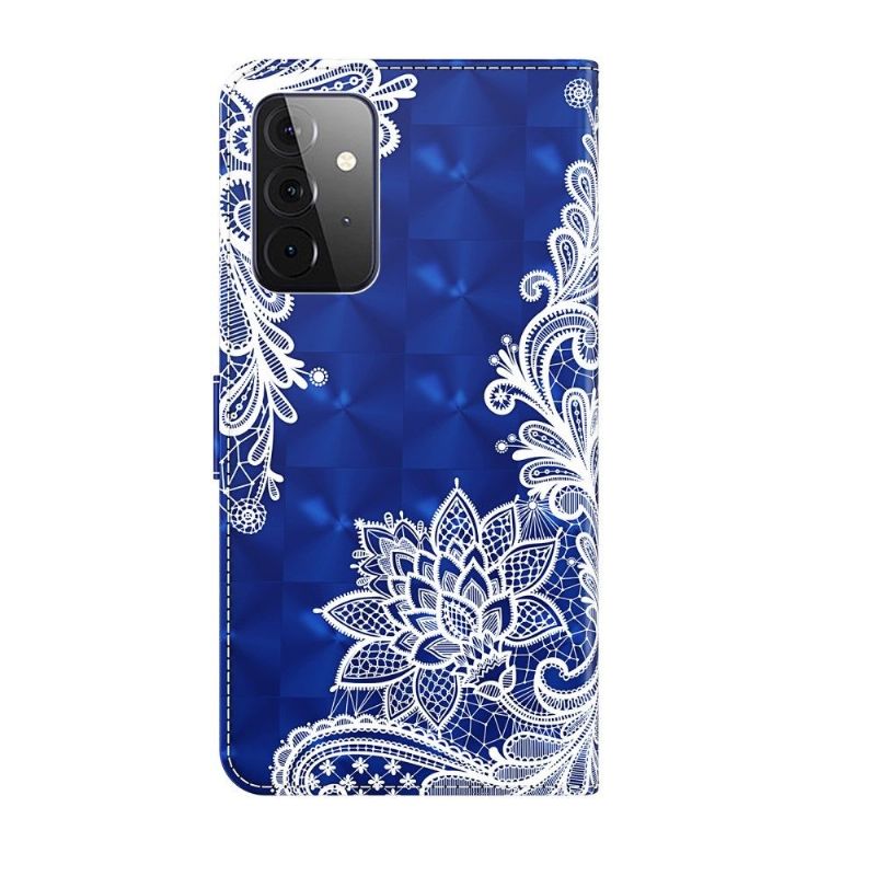 Flip Cover Samsung Galaxy A72 4G / A72 5G Blondeblomst