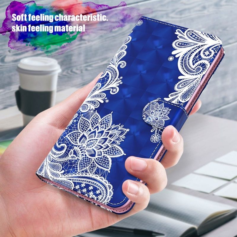 Flip Cover Samsung Galaxy A72 4G / A72 5G Blondeblomst