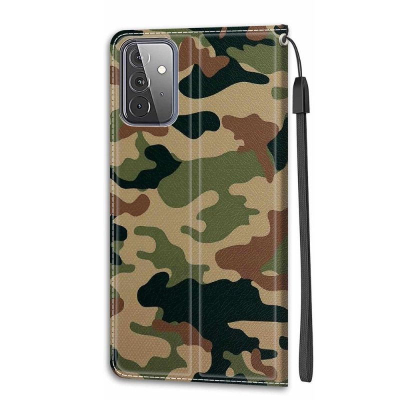 Flip Cover Samsung Galaxy A72 4G / A72 5G Camouflage