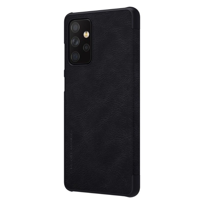 Flip Cover Samsung Galaxy A72 4G / A72 5G Hemming Qin Series Lædereffekt