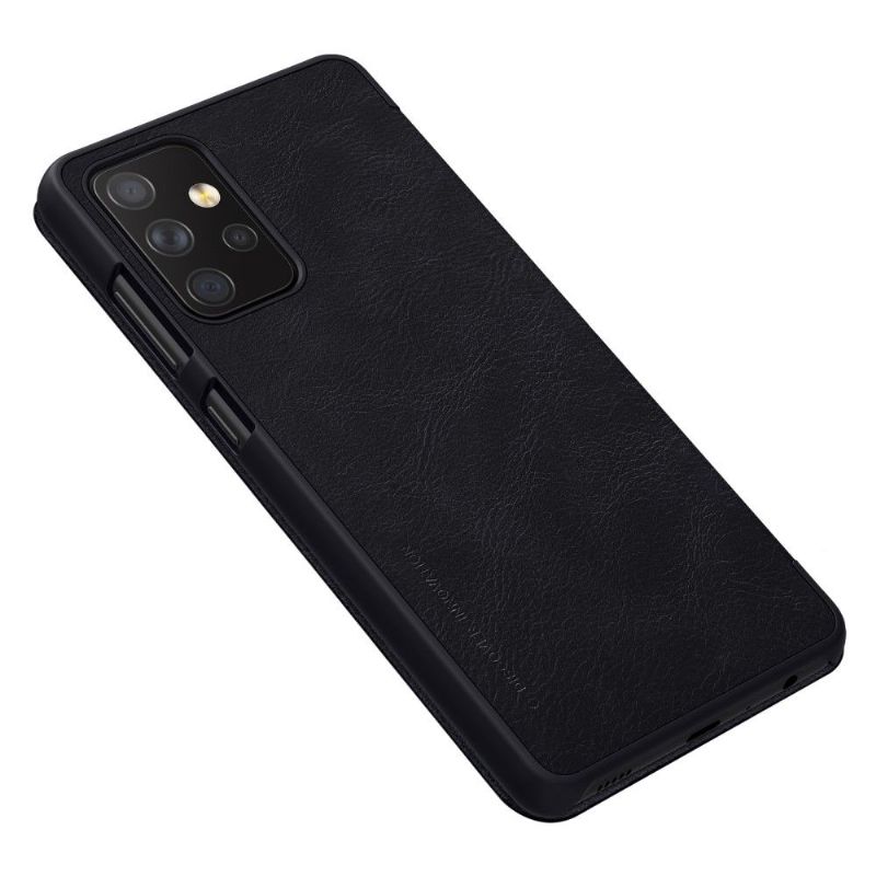 Flip Cover Samsung Galaxy A72 4G / A72 5G Hemming Qin Series Lædereffekt