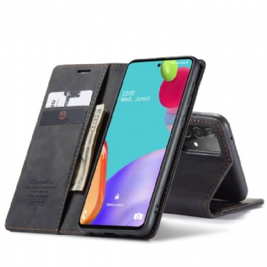 Flip Cover Samsung Galaxy A72 4G / A72 5G Imiteret Læder Golias