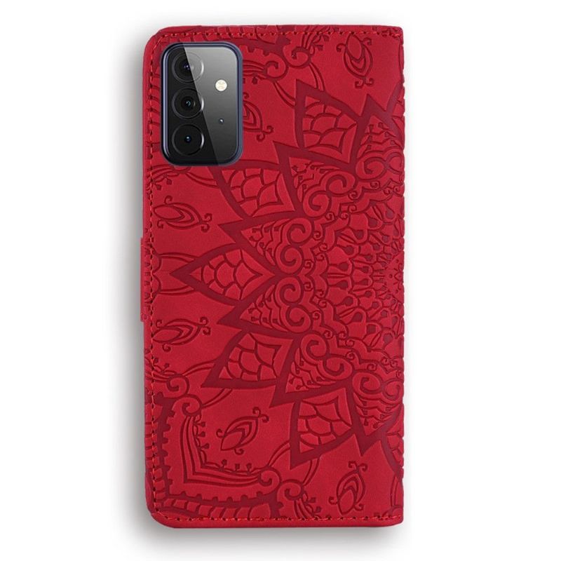 Læder Cover Samsung Galaxy A72 4G / A72 5G Original Leïla Fleur Oriental