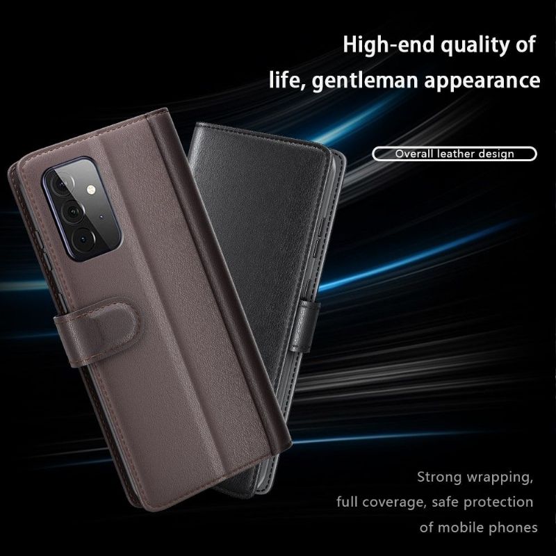 Læder Cover Samsung Galaxy A72 4G / A72 5G Premium Læder