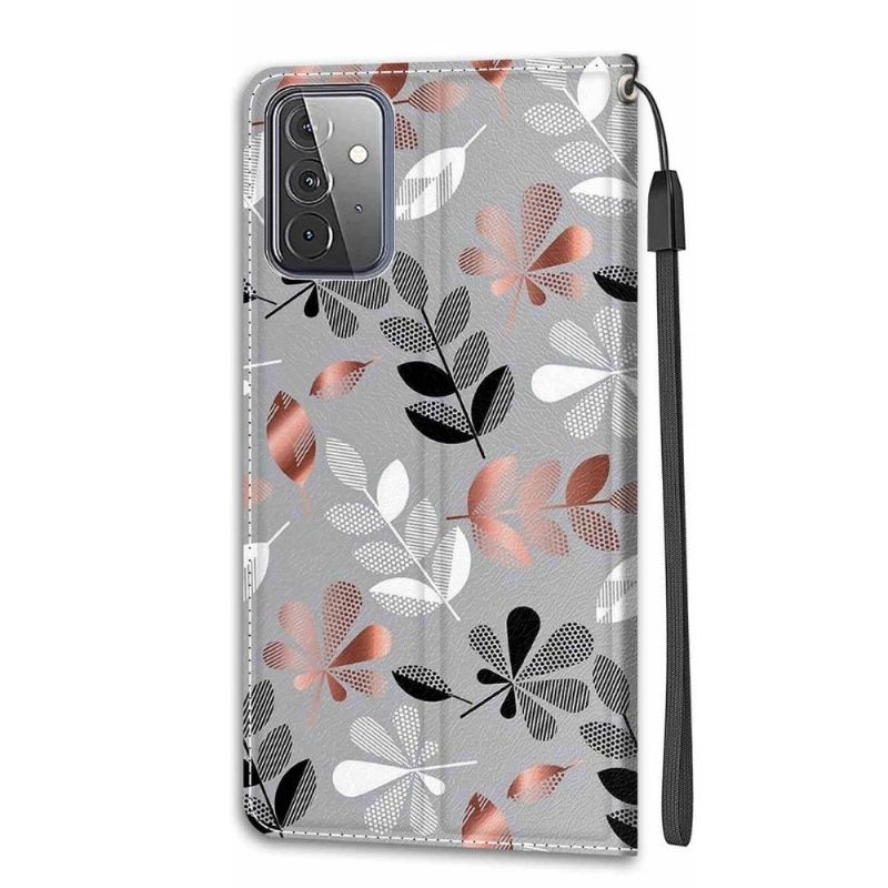 Læder Cover Samsung Galaxy A72 4G / A72 5G Vilde Blade Illustration