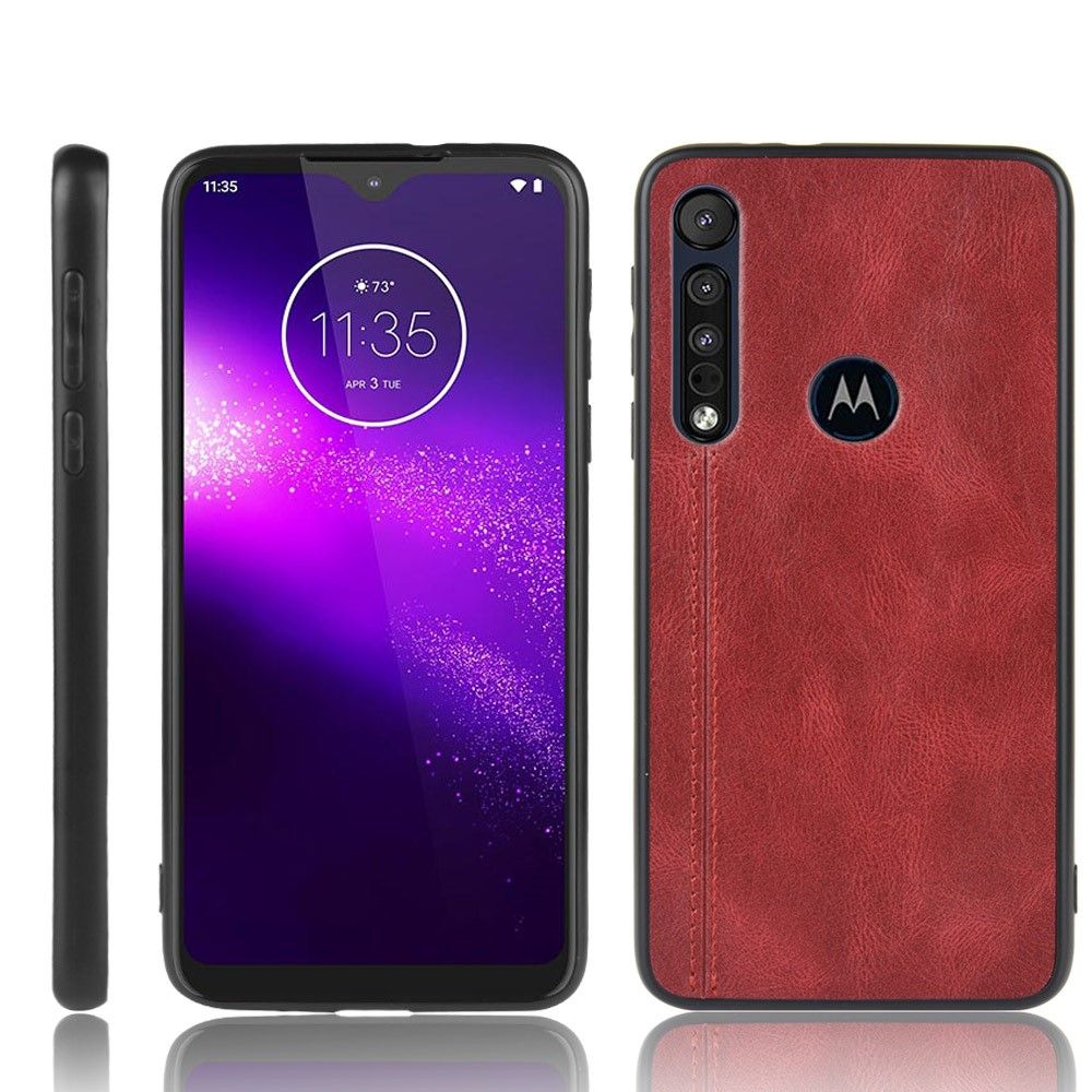 Cover Motorola Moto G8 Plus Lædereffekt