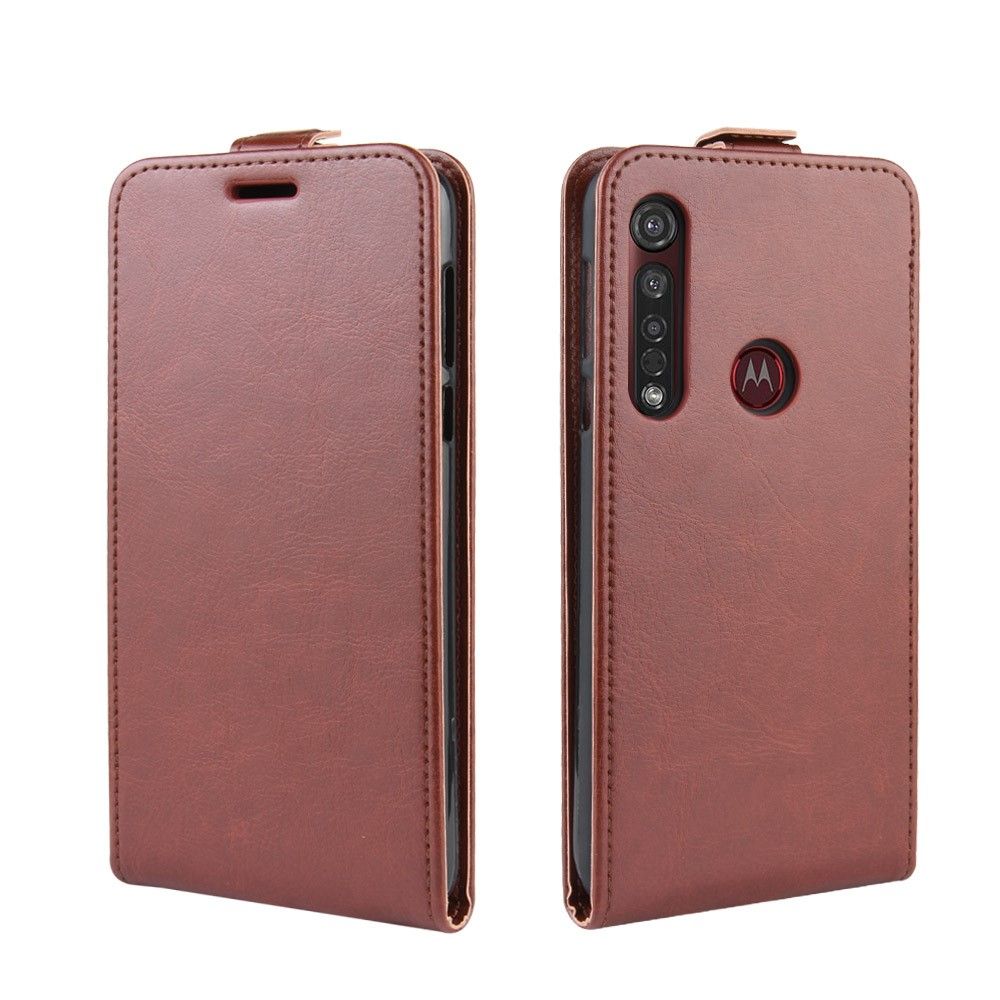 Etui Motorola Moto G8 Plus Flip Cover Lodret Kunstlæder