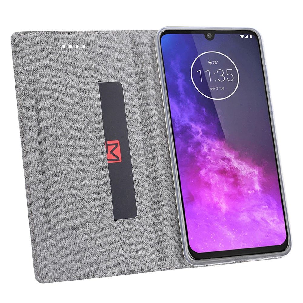 Flip Cover Motorola Moto G8 Plus Hemming Bøjlestøttefunktion