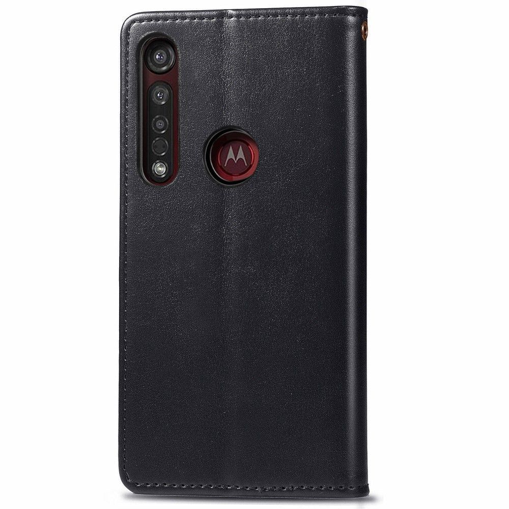 Flip Cover Motorola Moto G8 Plus Indila Imiteret Læder Kortholder