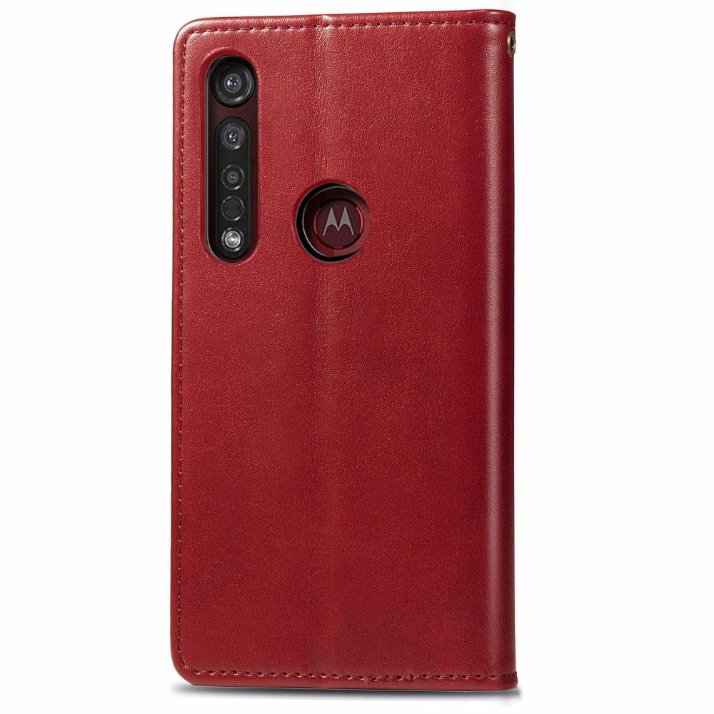 Flip Cover Motorola Moto G8 Plus Indila Imiteret Læder Kortholder