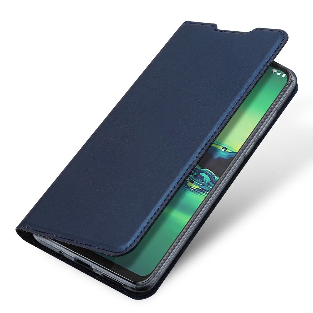 Flip Cover Motorola Moto G8 Plus Kortholder Med Satineffekt