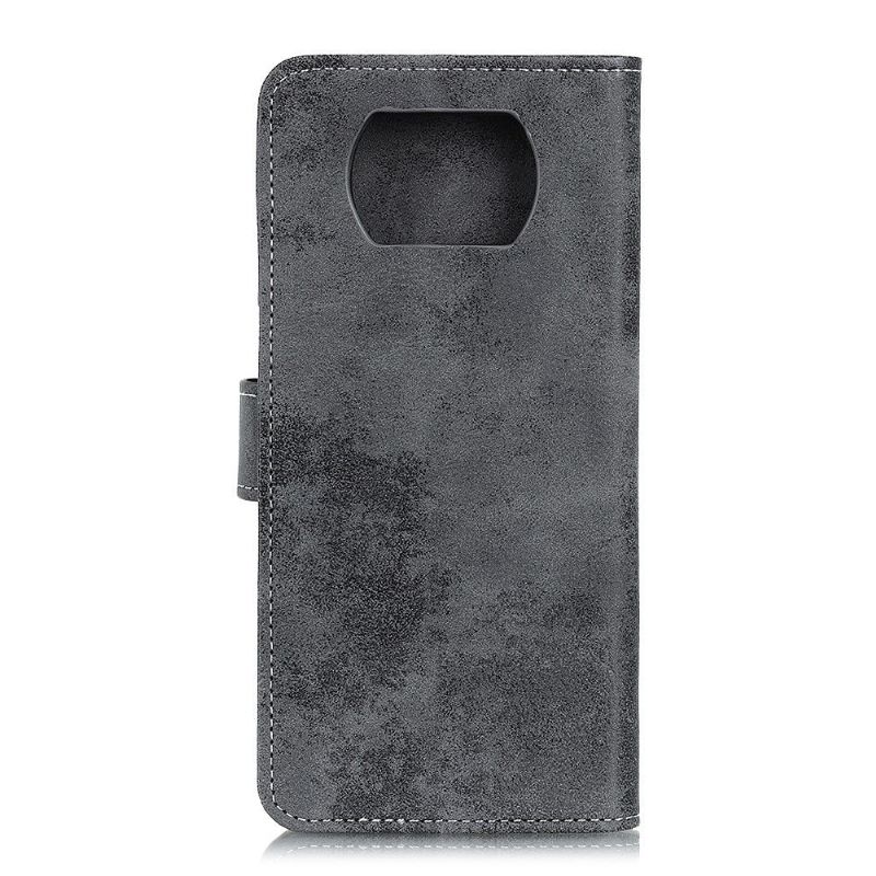 Flip Cover Poco X3 / X3 Pro / X3 NFC Cyrius Kunstlæder Vintage