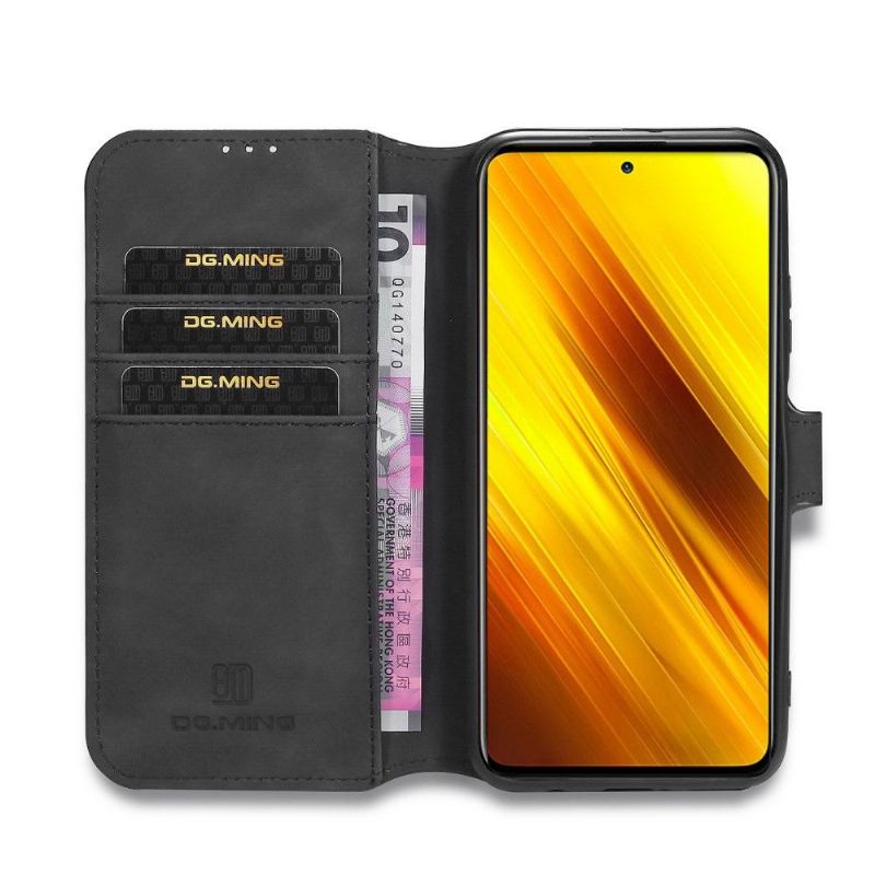 Flip Cover Poco X3 / X3 Pro / X3 NFC Dg Ming Retro Style