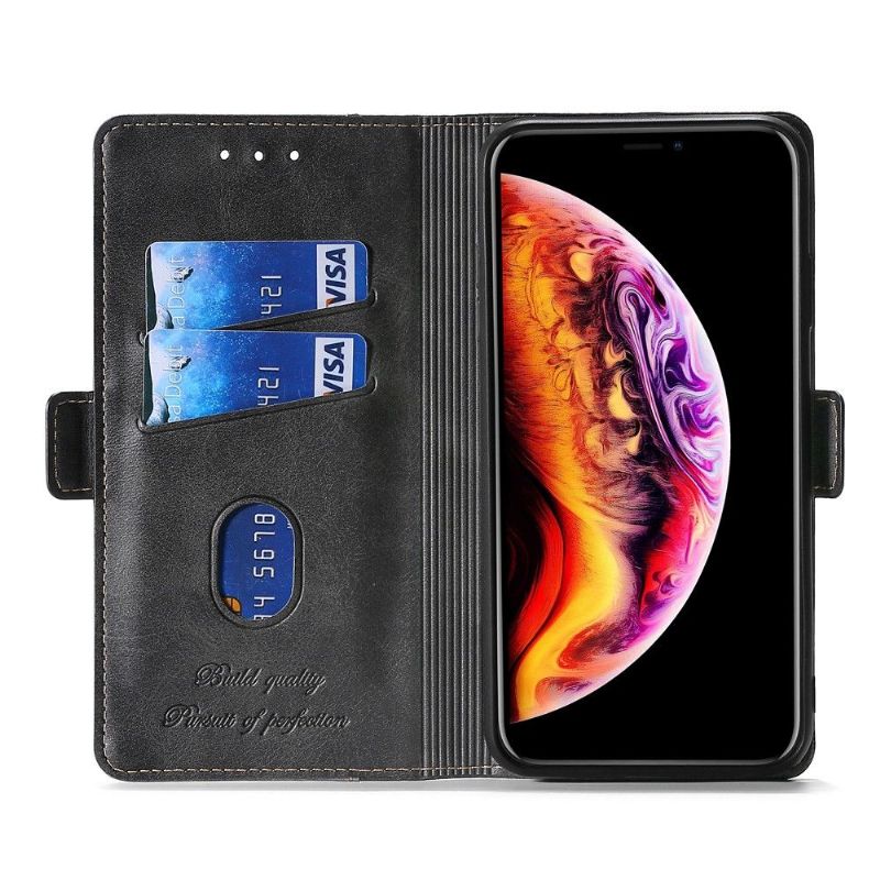 Flip Cover Poco X3 / X3 Pro / X3 NFC Keyunfei Imiteret Læder Bicolor