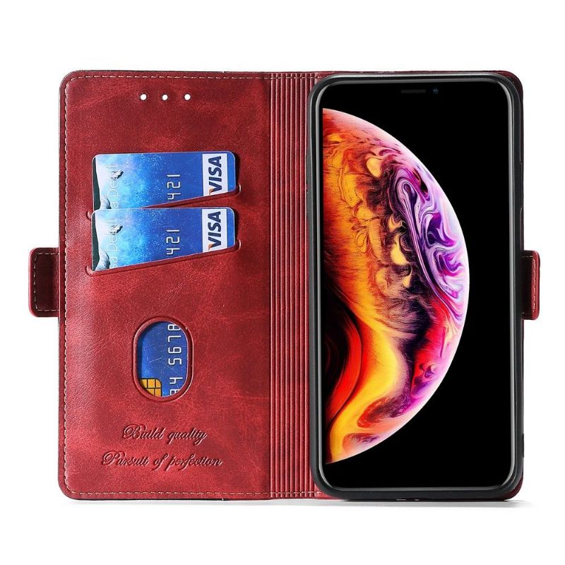 Flip Cover Poco X3 / X3 Pro / X3 NFC Keyunfei Imiteret Læder Bicolor