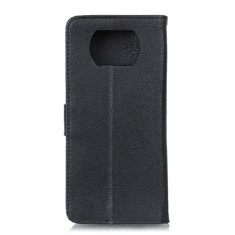 Flip Cover Poco X3 / X3 Pro / X3 NFC Khazneh Lædereffekt