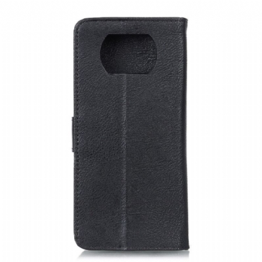 Flip Cover Poco X3 / X3 Pro / X3 NFC Khazneh Lædereffekt