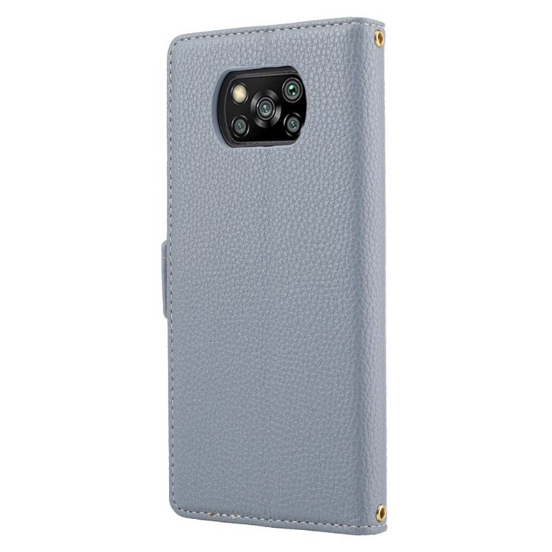 Læder Cover Poco X3 / X3 Pro / X3 NFC Original Trefarvet Eva