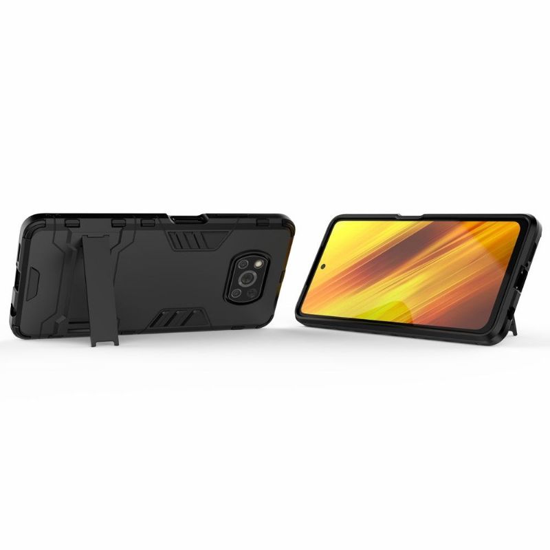 Mobilcover Poco X3 / X3 Pro / X3 NFC Cool Guard Stødsikker Med Integreret Stativ