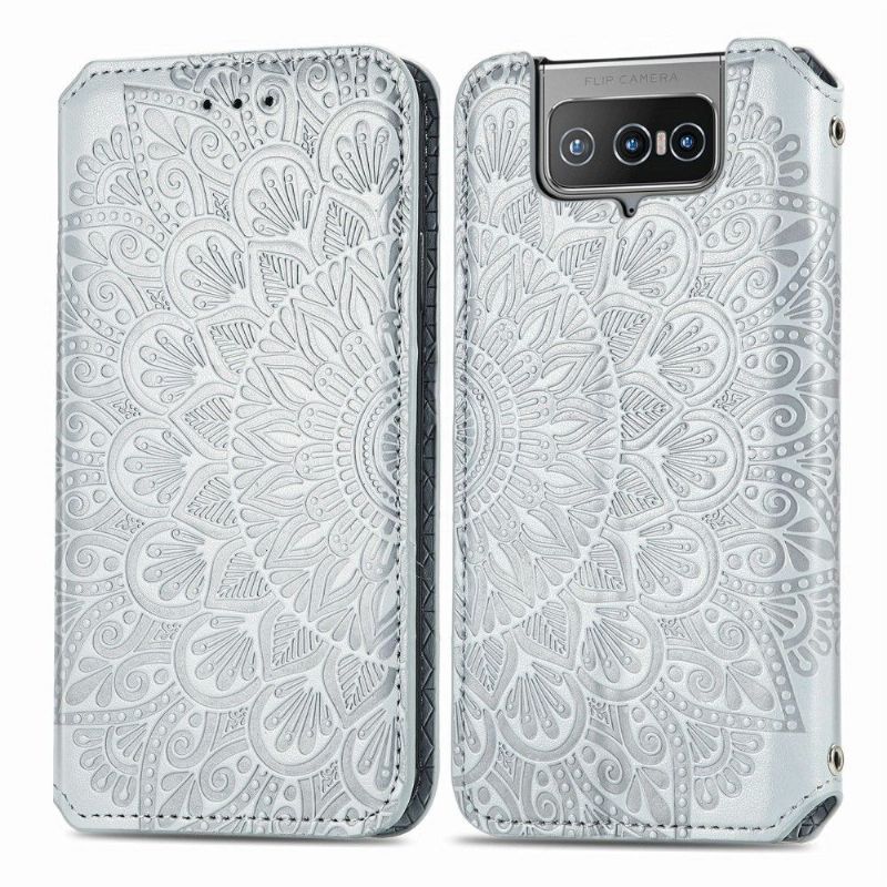 Flip Cover Asus Zenfone 8 Flip Læder Cover Chic Mandala