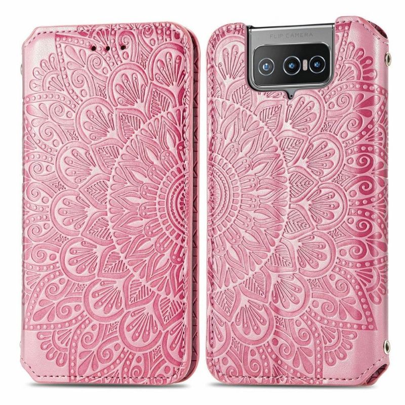 Flip Cover Asus Zenfone 8 Flip Læder Cover Chic Mandala