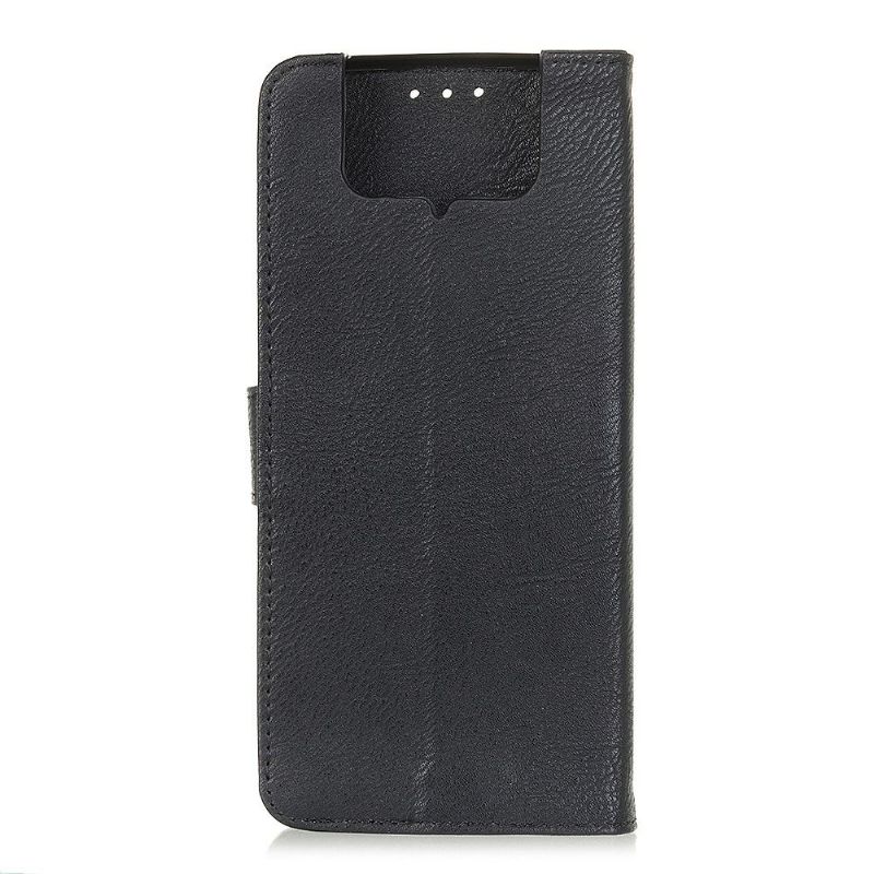 Flip Cover Asus Zenfone 8 Flip Læder Cover Khazneh Lædereffekt Kortholder