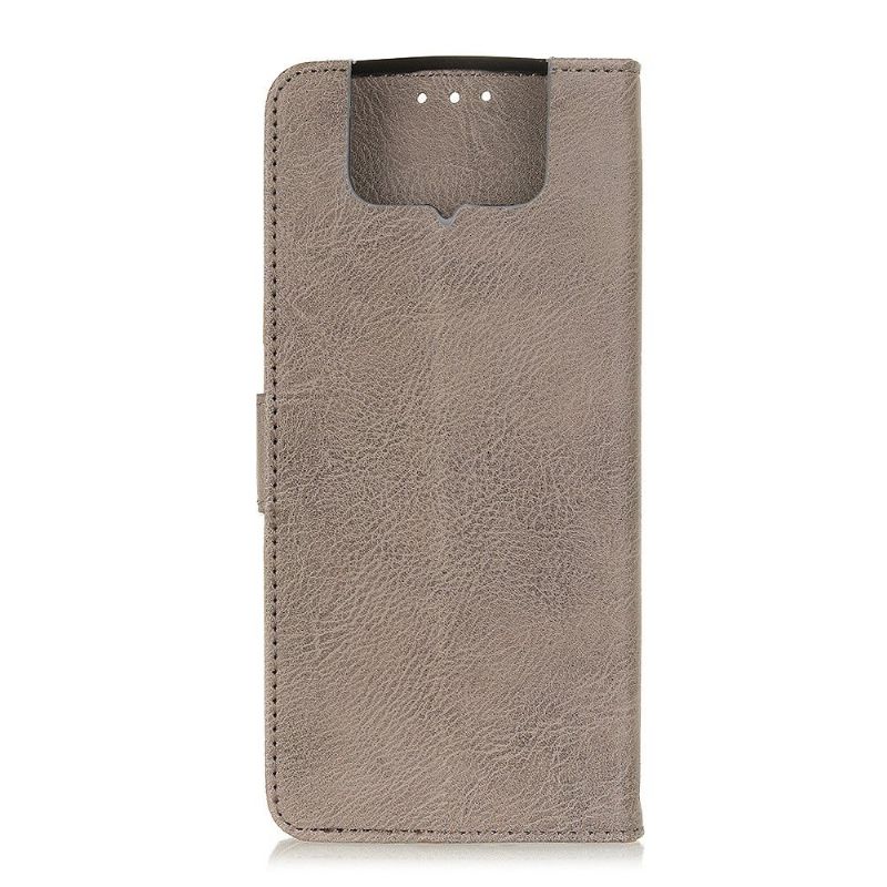 Flip Cover Asus Zenfone 8 Flip Læder Cover Khazneh Lædereffekt Kortholder