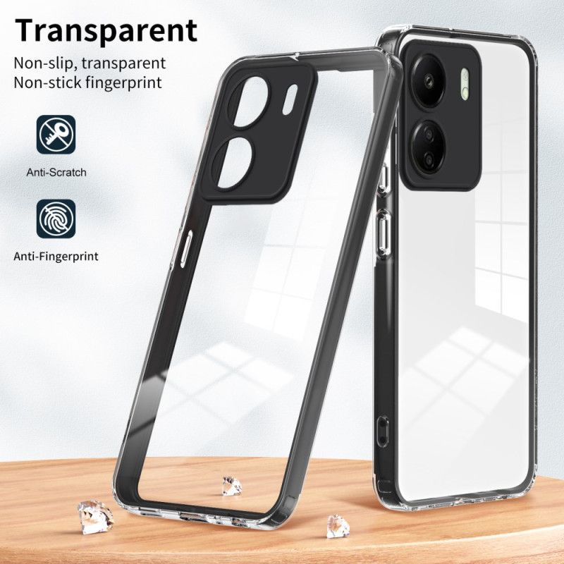 Cover Poco C65 Transparente Kanter Farvet