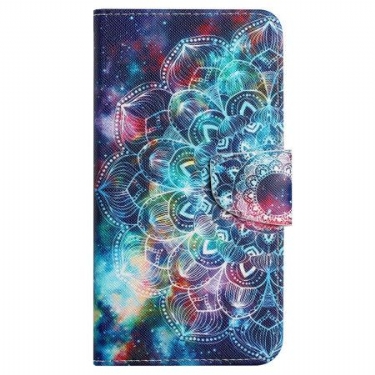 Flip Cover Poco C65 Stjernehimmel Mandala Med Rem