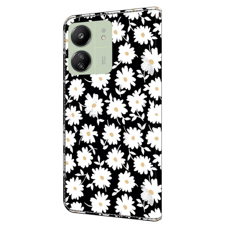 Flip Cover Til Poco C65 Blomster