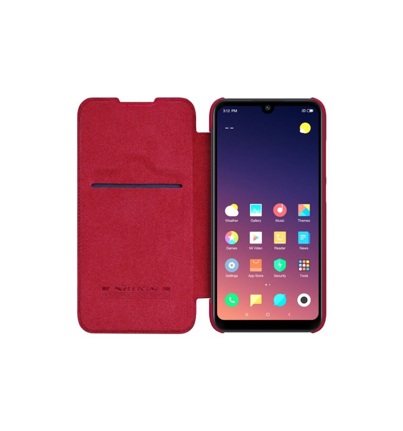 Flip Cover Xiaomi Mi Play Nillkin Qin Lædercover - Rød