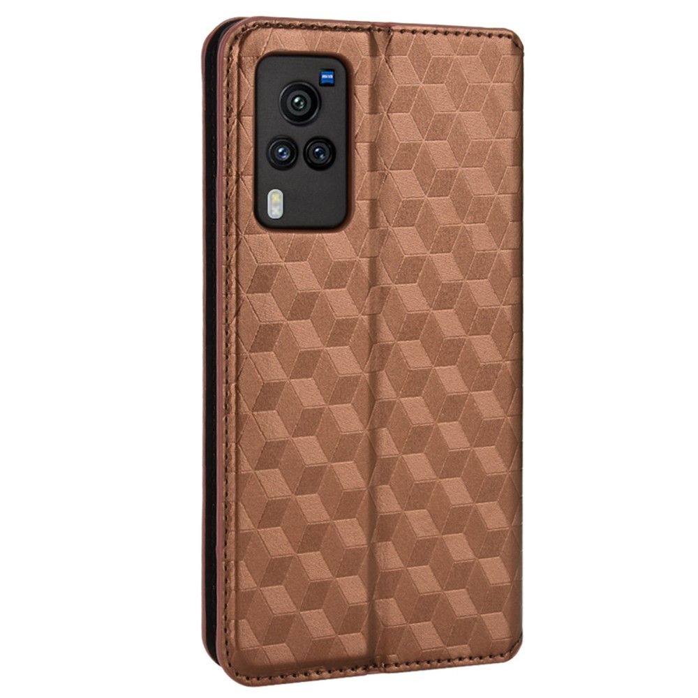 Flip Cover Vivo X60 Pro Hemming Læder Cover Designgeometri