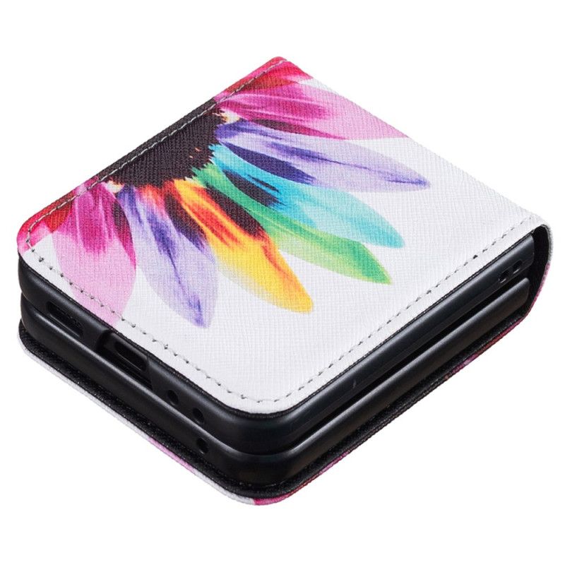 Cover Samsung Galaxy Z Flip 6 Akvarelblomst