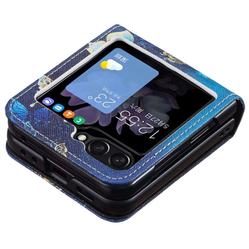 Cover Til Samsung Galaxy Z Flip 6 Gyldne Sommerfugle