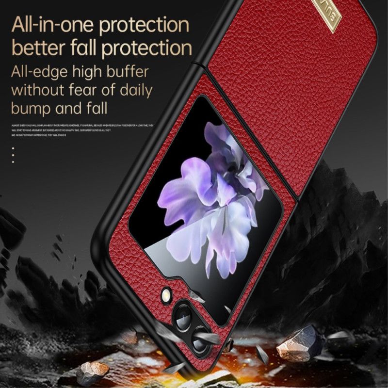 Cover Til Samsung Galaxy Z Flip 6 Litchi Tekstur Sulada