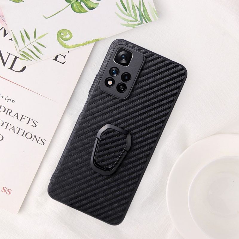 Cover Xiaomi Redmi Note 11 Pro Plus 5G Carbon Fiber Support Funktion