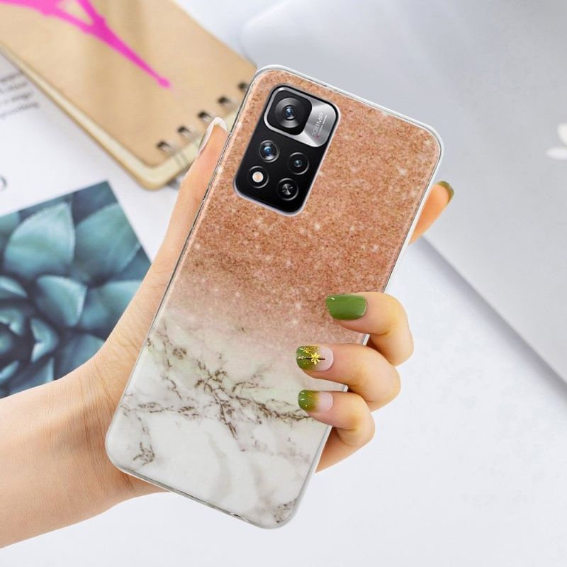 Cover Xiaomi Redmi Note 11 Pro Plus 5G Glitter Marmor