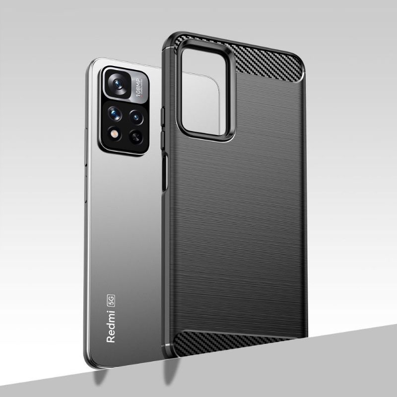 Cover Xiaomi Redmi Note 11 Pro Plus 5G Silikone Børstet Effekt