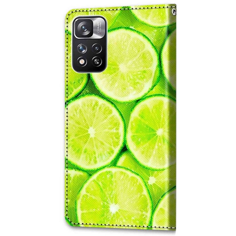 Flip Cover Xiaomi Redmi Note 11 Pro Plus 5G Citron