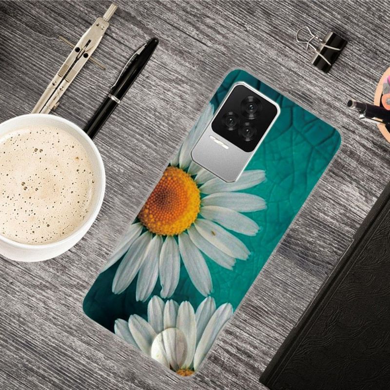 Mobilcover Poco F4 Original Daisy Flower