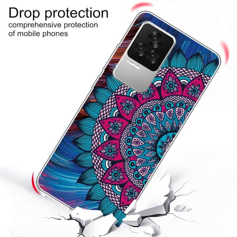 Mobilcover Poco F4 Original Farverig Mandala