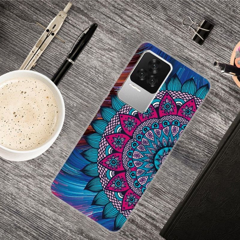 Mobilcover Poco F4 Original Farverig Mandala