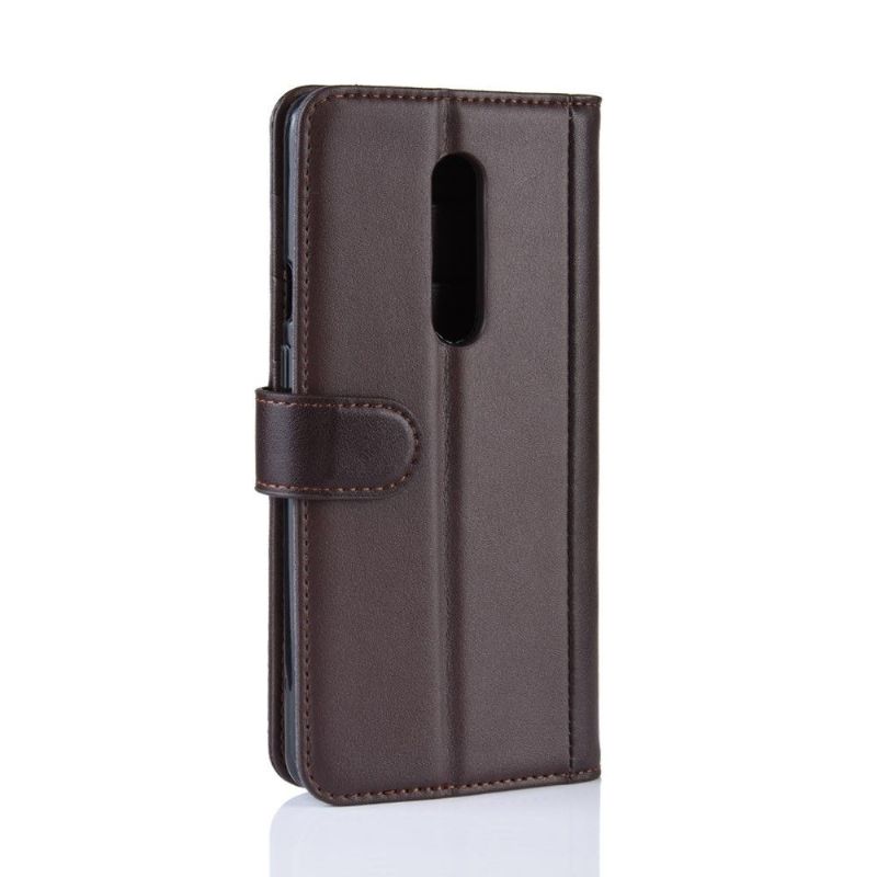 Etui OnePlus 7 Pro Premium Læder Kortholder - Brun