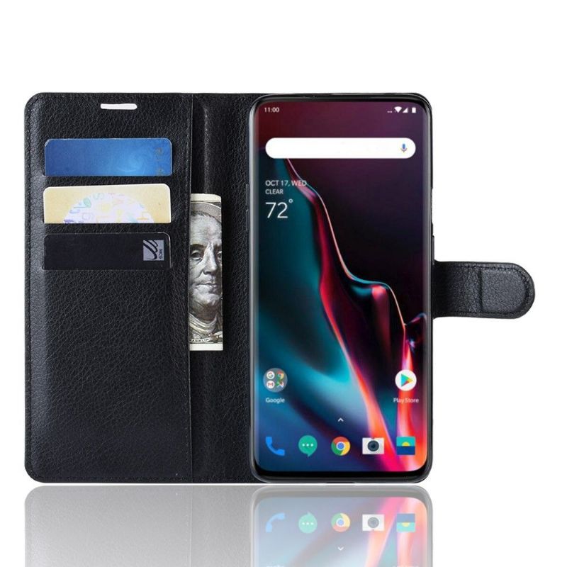 Etui OnePlus 7 Pro Stil Læder Kortholder