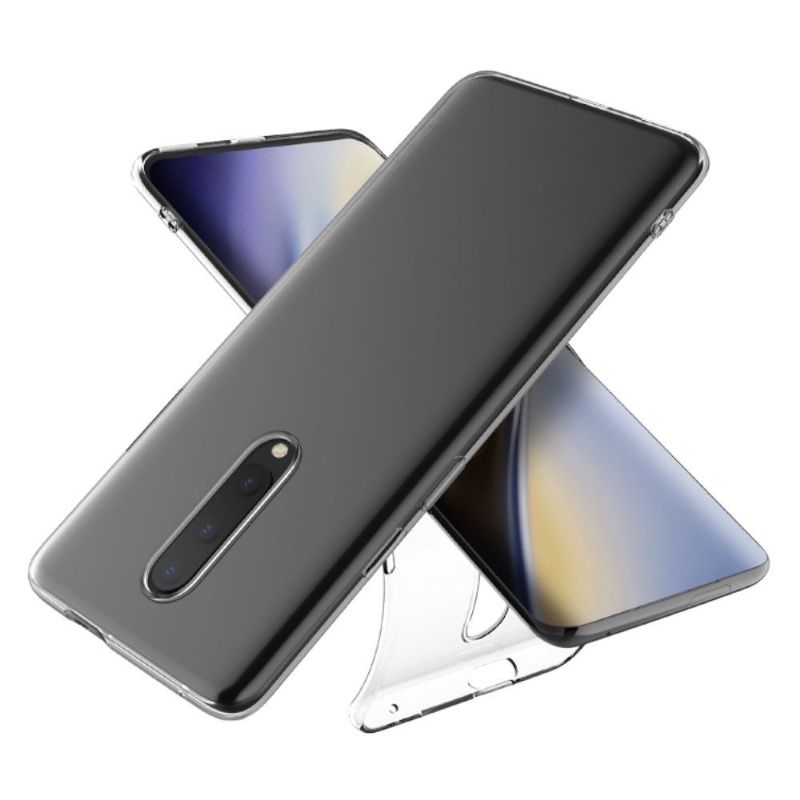 Mobilcover OnePlus 7 Pro Gennemsigtig Silikone